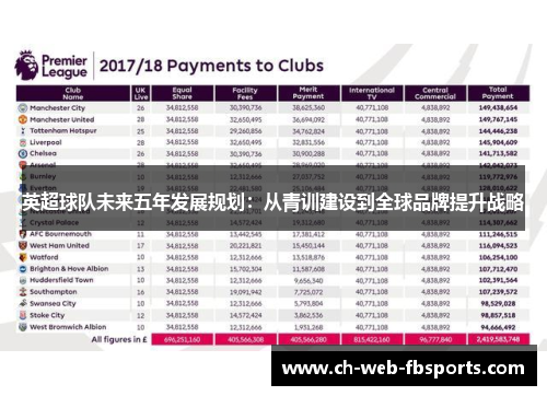 英超球队未来五年发展规划:从青训建设到全球品牌提升战略 英超球队未来五年发展规划:从青训建设到全球品牌提升战略