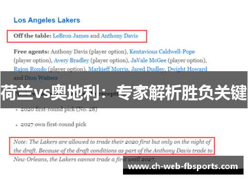 荷兰vs奥地利:专家解析胜负关键 荷兰vs奥地利:专家解析胜负关键